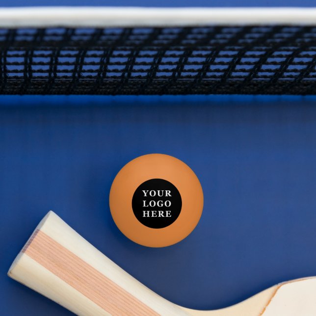 Balle De Ping Pong Code QR noir élégant et élégant (Tableau)