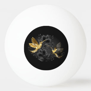 Balle De Ping Pong Colibri noir et or