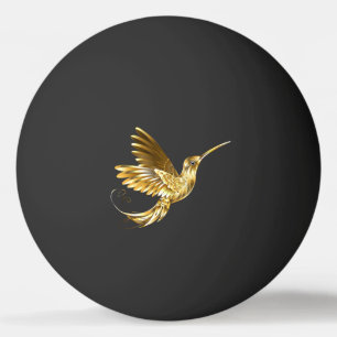 Balle De Ping Pong Colibri noir et or