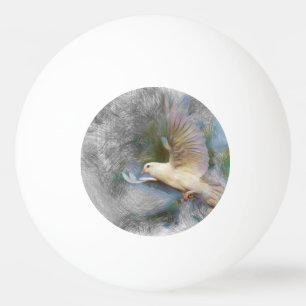 Balle De Ping Pong colombe animale artistique