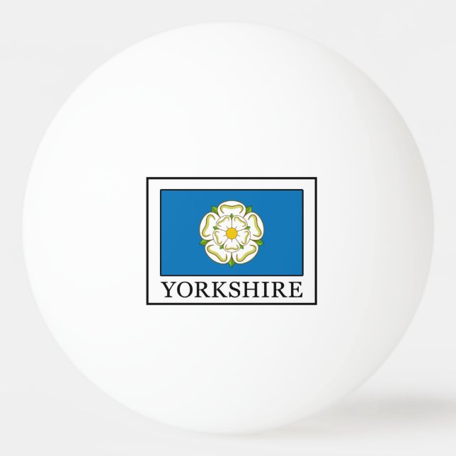 Balle De Ping Pong Comté de Yorkshire (Devant)