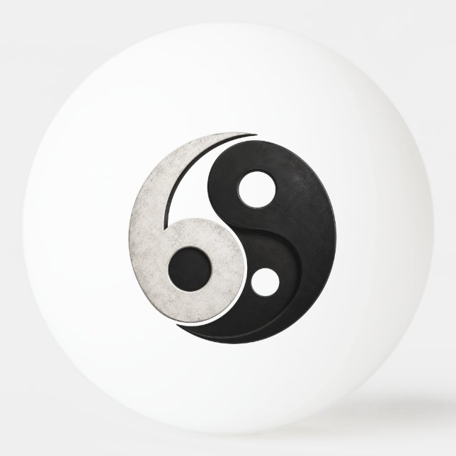 Balle De Ping Pong Conception de symbole Yin Yang 69 (Devant)