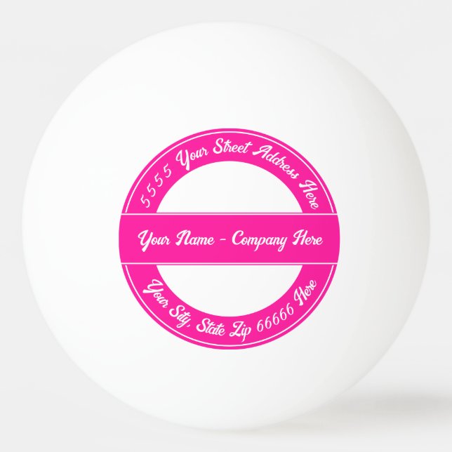 Balle De Ping Pong Concevez votre propre nom Texte Ping Pong Ball Mod (Devant)