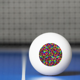 Balle De Ping Pong Confetti Chaos : Une explosion de papier coloré
