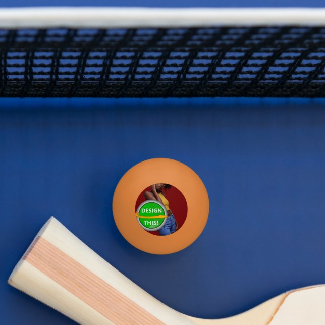 Balle De Ping Pong COOL ! Bal de ping-pong 3 étoiles - Orange - Custo (Tableau)