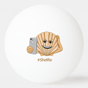 Balle De Ping Pong Coquillage amusant prendre le téléphone cellulaire