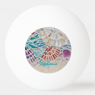 Balle De Ping Pong Coquillage personnalisé en mosaïque