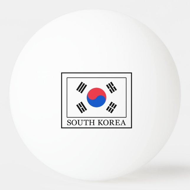 Balle De Ping Pong Corée du Sud (Devant)