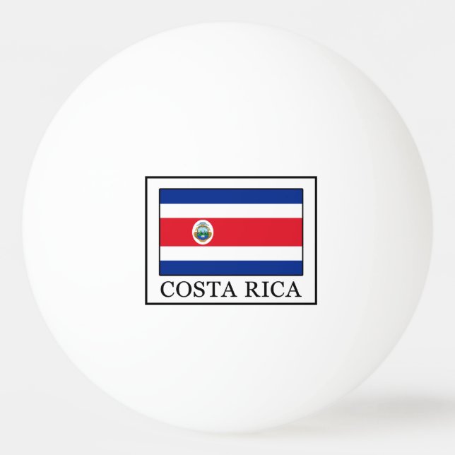 Balle De Ping Pong Costa Rica (Devant)