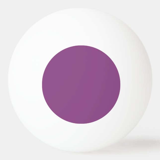 Balle De Ping Pong Couleur solide : Plum violet (Devant)