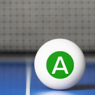 Balle De Ping Pong Couleur solide tout simplement verte