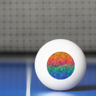 Balle De Ping Pong Couleurs fluides de la boule de ping