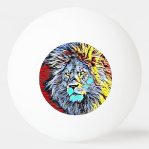 Balle De Ping Pong coup de pied couleur - lion king