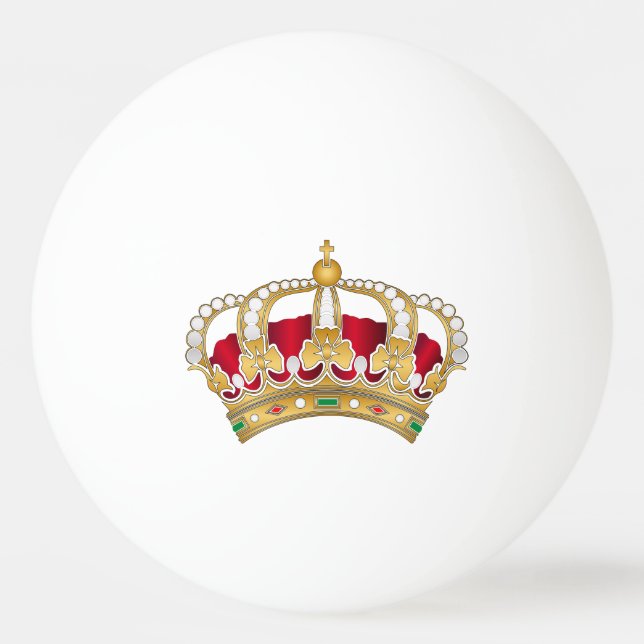 Balle De Ping Pong Couronne (Dos)