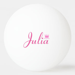 Balle De Ping Pong Couronne de princesse