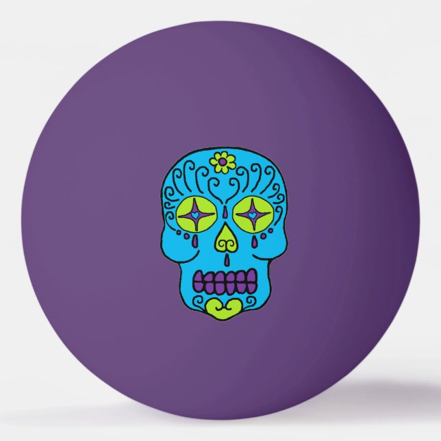Balle De Ping Pong Crâne à sucre (Devant)