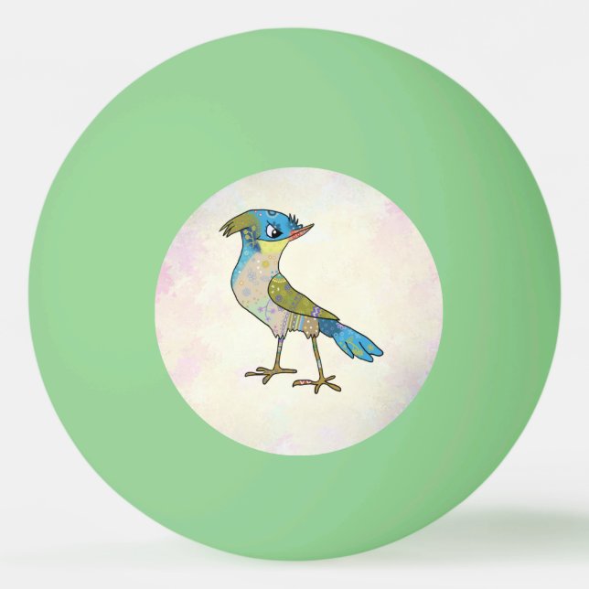 Balle De Ping Pong Crazy Vogel (Devant)