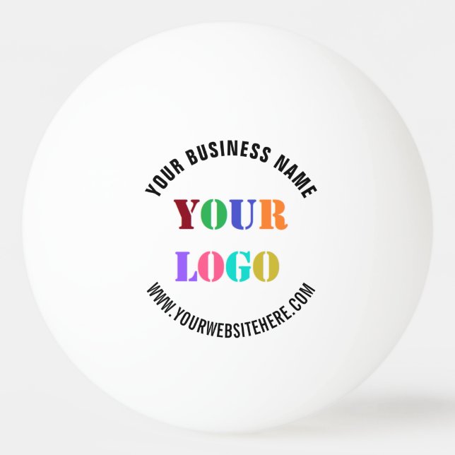 Balle De Ping Pong Create Your Own Branded Ping Pong Ball Example (Devant)