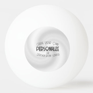 Balle De Ping Pong Create Your Own Custom Design