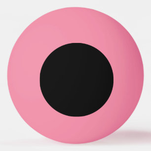 Balle De Ping Pong Création en noir personnalisé Ajouter une photo ou