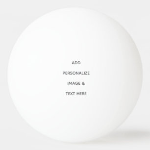 Balle De Ping Pong Créez votre propre blanc