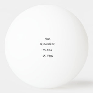 Balle De Ping Pong Créez votre propre blanc