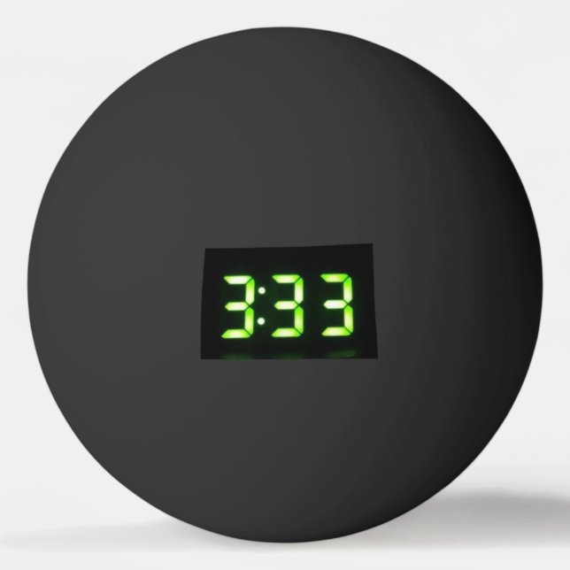 Balle De Ping Pong Créez Votre Propre Noir 333 (Devant)