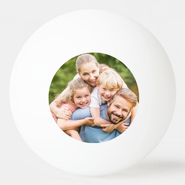 Balle De Ping Pong Créez Votre Propre Photo Image Personnalisée DIY (Devant)