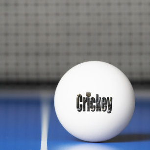 Balle De Ping Pong Crickey : Mot D'Argot Aussie Fabriqué Avec Des Cro