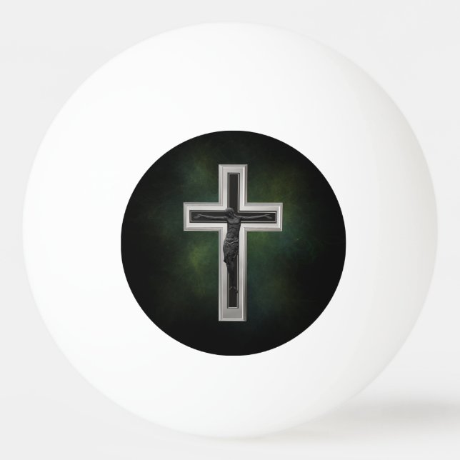 Balle De Ping Pong Crucifix (Dos)