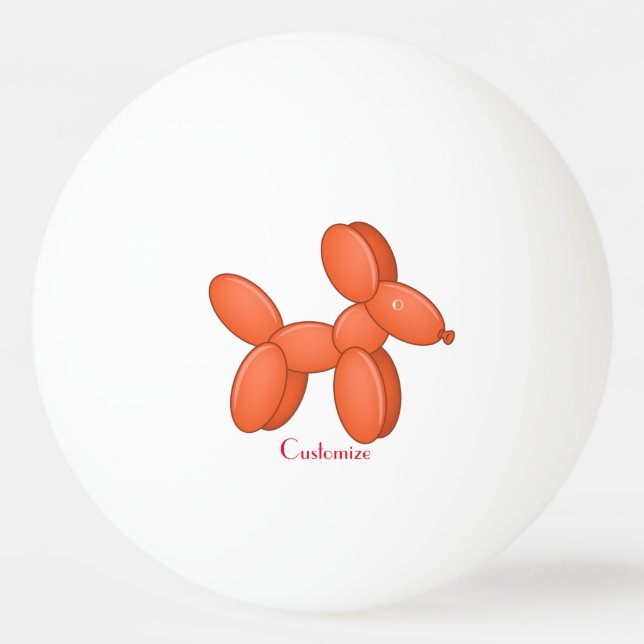 Balle De Ping Pong Cute Balloon Chien Thunder_Cove (Devant)