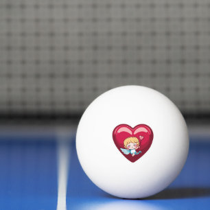 Balle De Ping Pong Cute Cupide