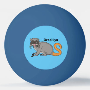 Balle De Ping Pong Cute Emperor Tamarin illustration