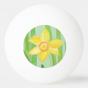 Balle De Ping Pong Daffodique jaune