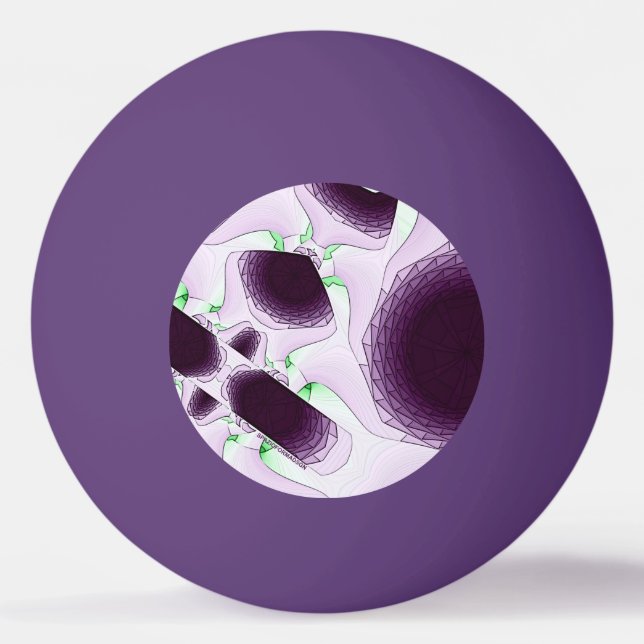 Balle De Ping Pong Dans la nuance de la couleur Violet (Devant)