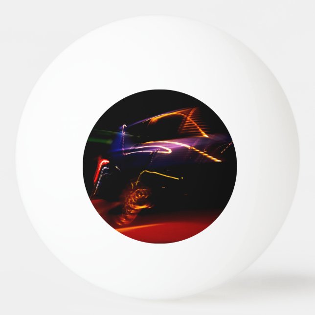 Balle De Ping Pong danse de voiture violette (Devant)