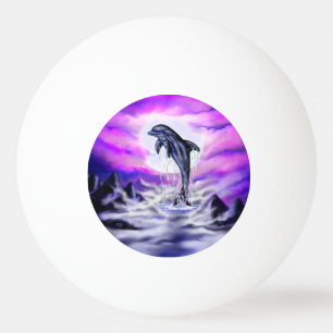 Balle De Ping Pong Dauphin clair de lune