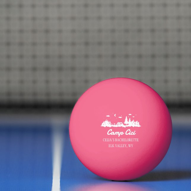 Balle de Ping Pong de fête de Bachelorette personn (Filet)