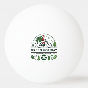 Balle De Ping Pong Décor de Noël écologique Green Holiday Art