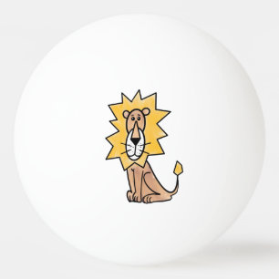 Balle De Ping Pong dessin mignon lion enfants retro safari jungle ani