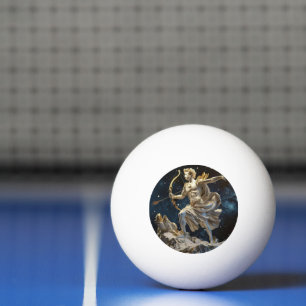 Balle De Ping Pong Diagramme 3D des douze signes zodiaques-Sagittaire