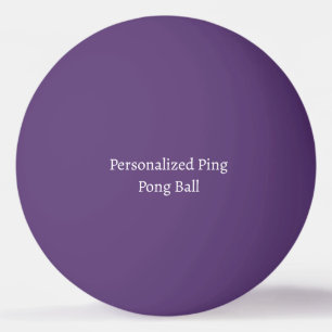 Balle De Ping Pong Dimensions personnalisées 1,57 " Violet