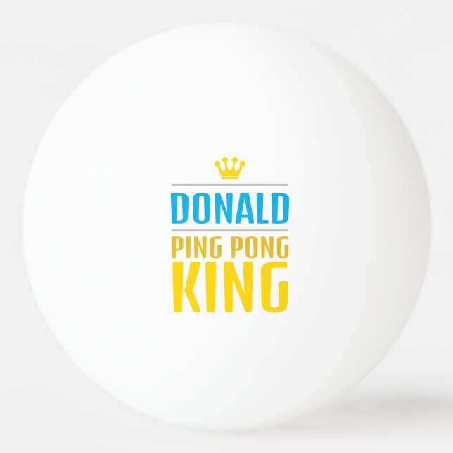 Balle De Ping Pong Donald (Devant)