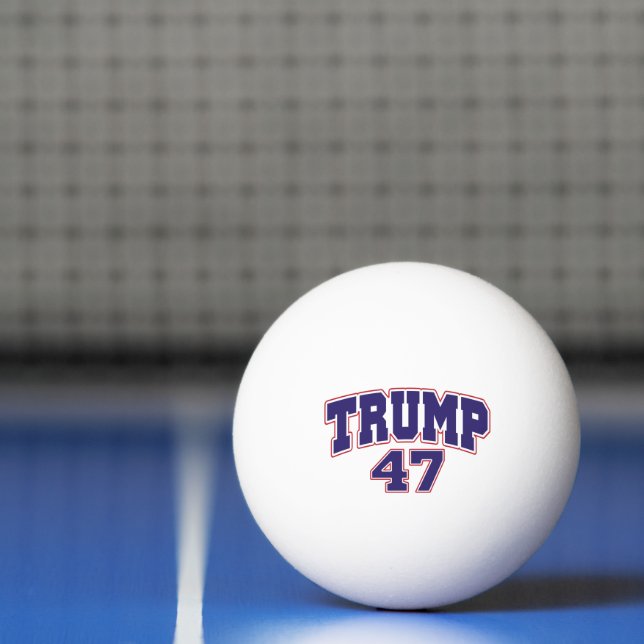 Balle De Ping Pong Donald Trump 47 (Filet)