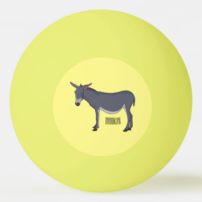 Balle De Ping Pong Donkey cartoon (Devant)