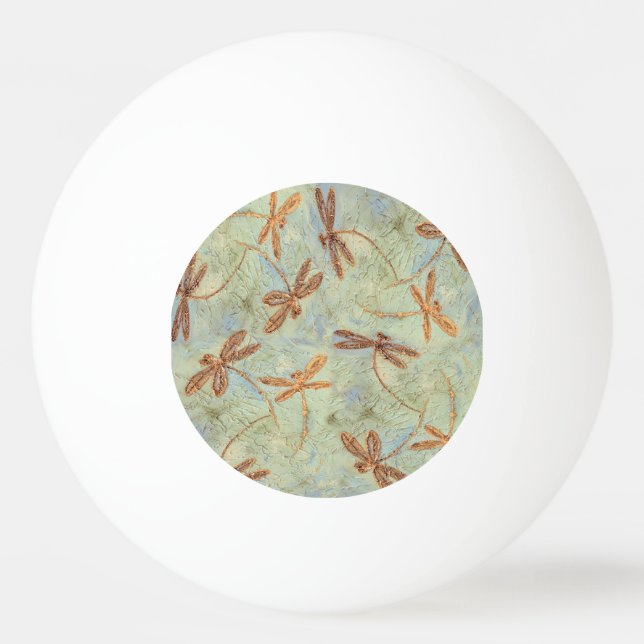 Balle De Ping Pong Dragonfly Dance Gold (Dos)