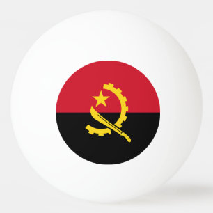 Balle De Ping Pong Drapeau angolais patriotique