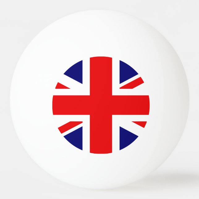 Balle De Ping Pong Drapeau britannique Royaume-Uni d'Angleterre (Devant)