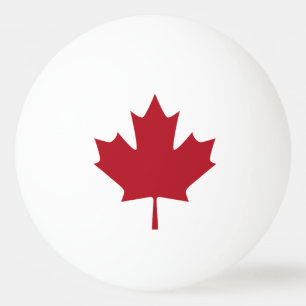 Balle De Ping Pong Drapeau canadien