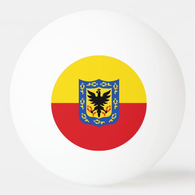 Balle De Ping Pong Drapeau de Bogota, Colombie Ping Pong Ball (Devant)